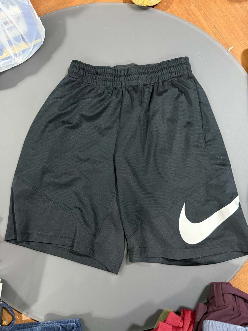 Nike Dri-FIT Basketball Shorts Size M Black White HBR